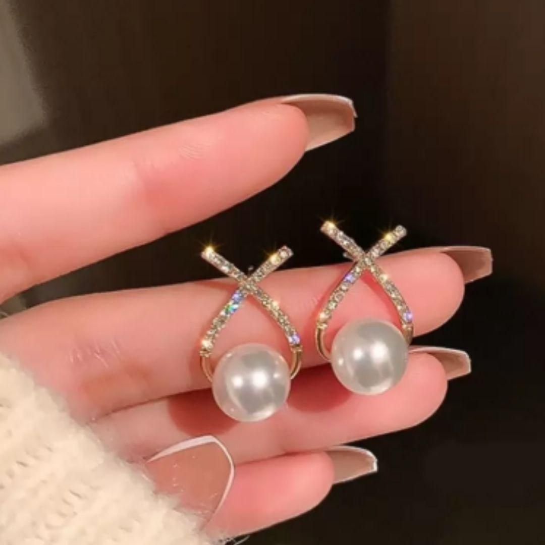 CrossLuxe Pearl Earrings