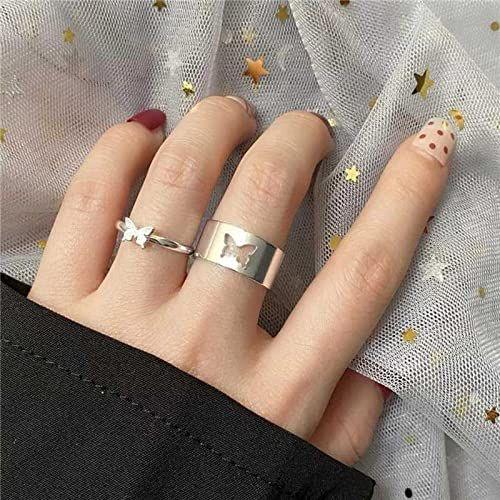Papillon Pair Couple Rings