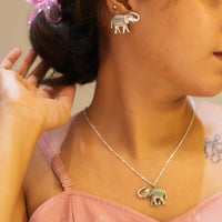 Elephant Necklace Set