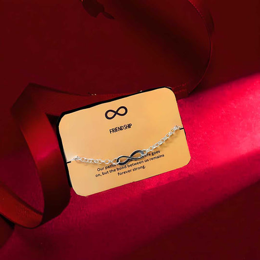 Gleaming Infinity Bracelet
