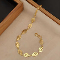 Golden Fern Bracelets