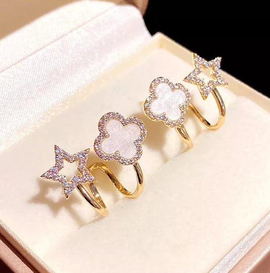Starlight Clover Earrings