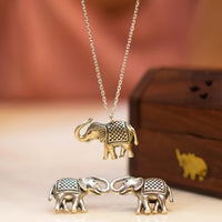 Elephant Necklace Set