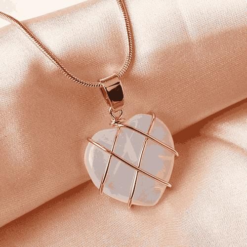 Wrapped in Love Crystal Stone Necklace