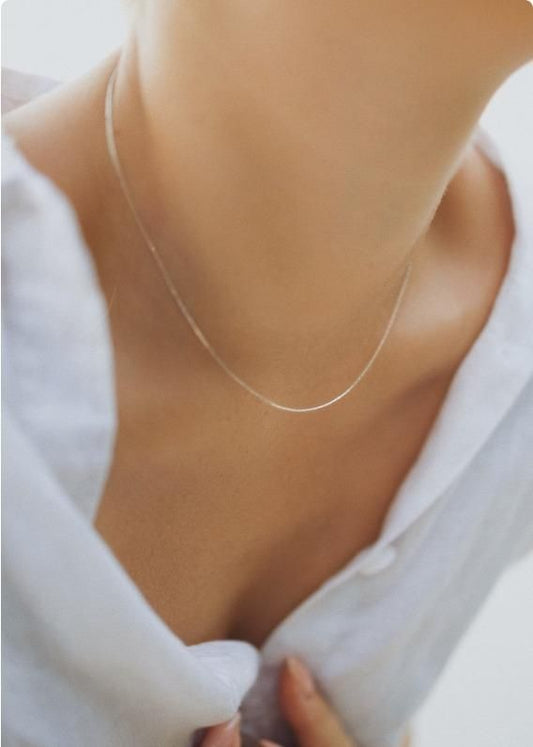 Velvet Silver Necklace