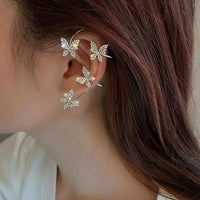 Butterfly Kisses Cuff Earrings
