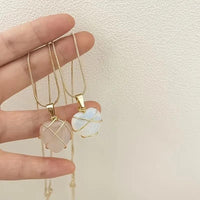 Wrapped in Love Crystal Stone Necklace