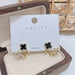Twilight Clover Glam Earrings