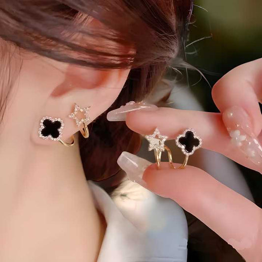 Twilight Clover Glam Earrings
