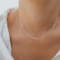 Velvet Silver Necklace
