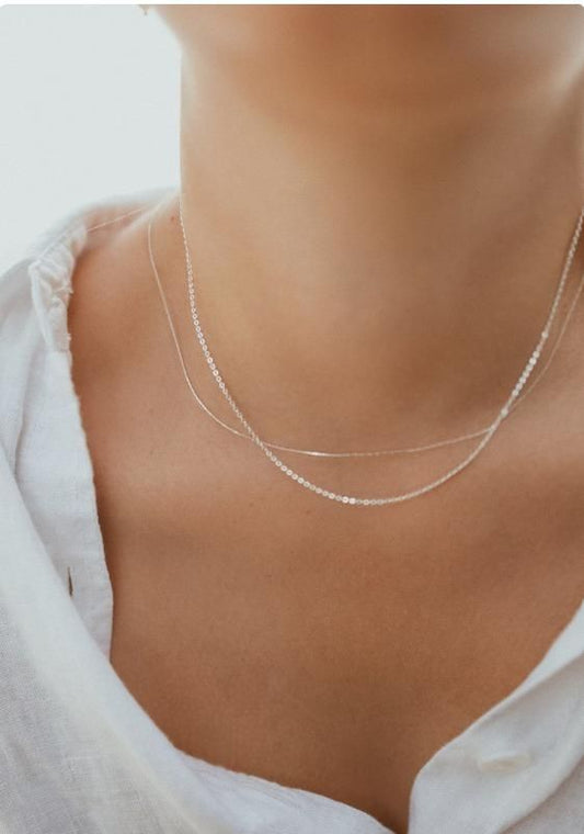 Velvet Silver Necklace