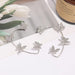 Butterfly Kisses Cuff Earrings