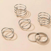 Silver Muse Ring Set