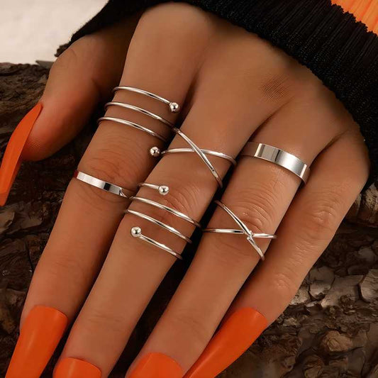 Silver Muse Ring Set