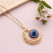 Gold Evil Eye Necklace