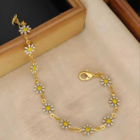 Daisy Daze Gold Plated Bracelet