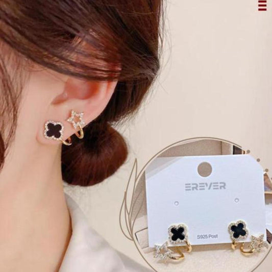 Twilight Clover Glam Earrings