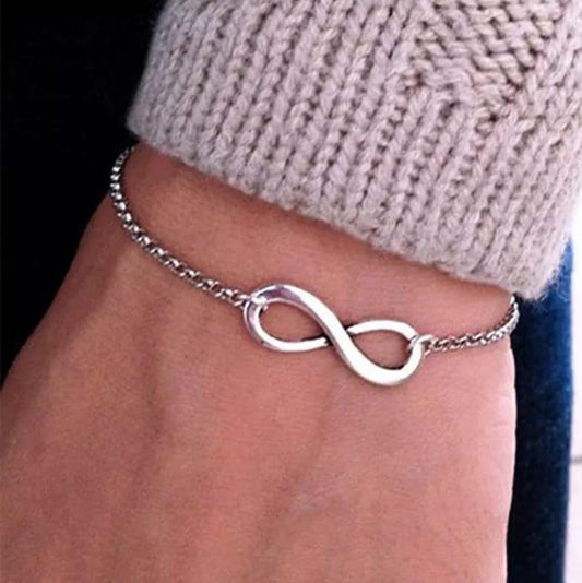 Gleaming Infinity Bracelet