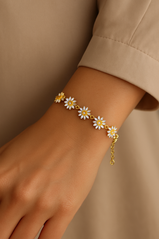 Daisy Daze Gold Plated Bracelet
