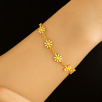 Daisy Daze Gold Plated Bracelet
